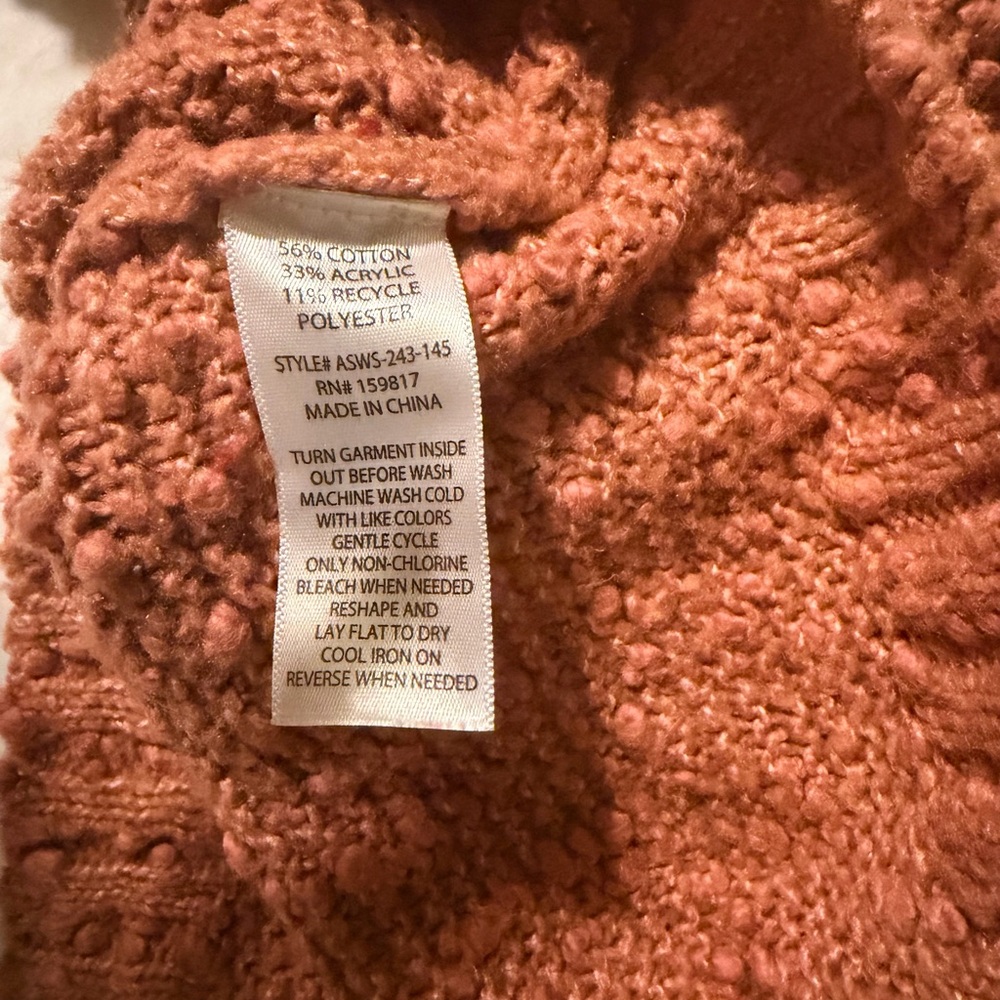 Altar'd State Terracotta Crew Neck Sweater - Picture 7 of 9